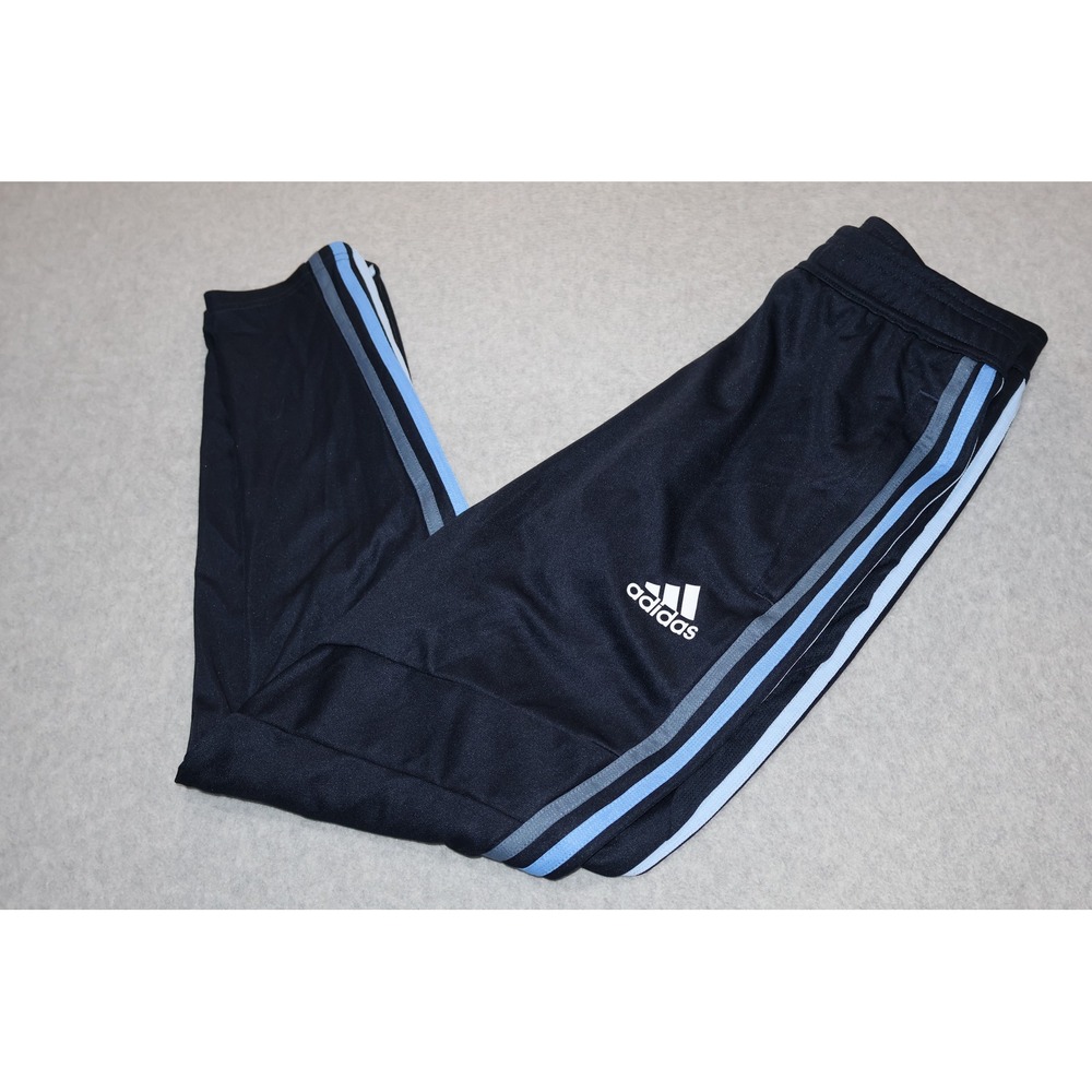 Adidas Track Pants Men Small Navy Blue Tiro Training Soccer Joggers Tapered Leg